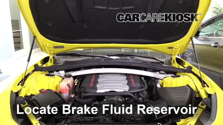 2017 Chevrolet Camaro SS 6.2L V8 Convertible Brake Fluid Check Fluid Level